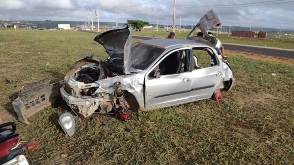 Jaguaquara: Jovens ficam feridos em acidente na BA-545